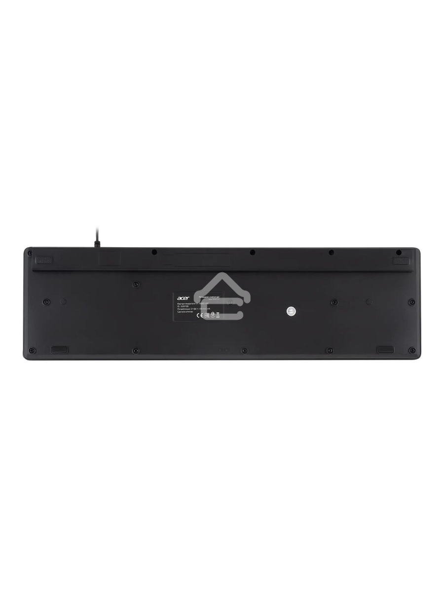 Клавиатура Acer OKW122 проводная, USB, черный