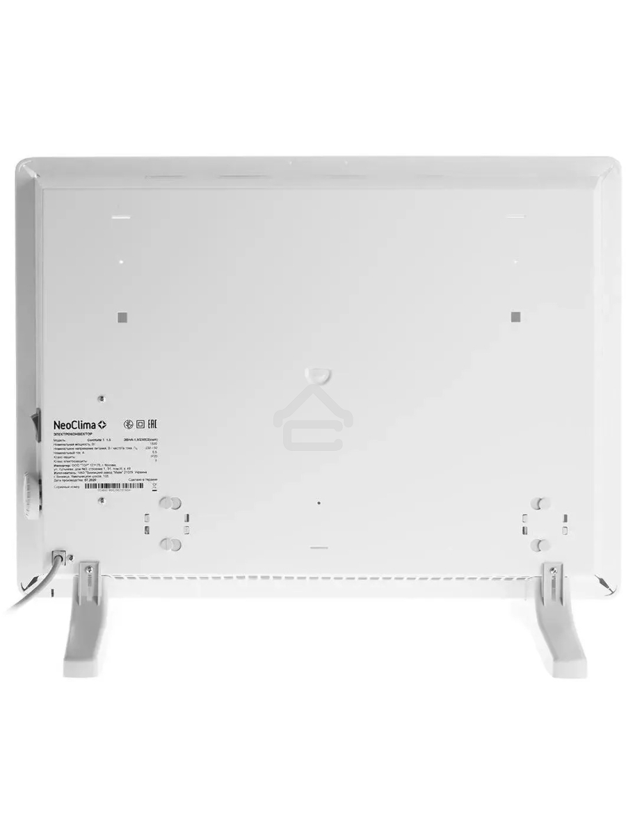 Конвектор Neoclima Comforte T1.5 белый, 1500 Вт, 20 м2, термостат