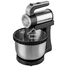 Миксер Endever Sigma-12 c чашей, черный/стальной, 800 Вт, 2 вида насадок, 5 скоростей