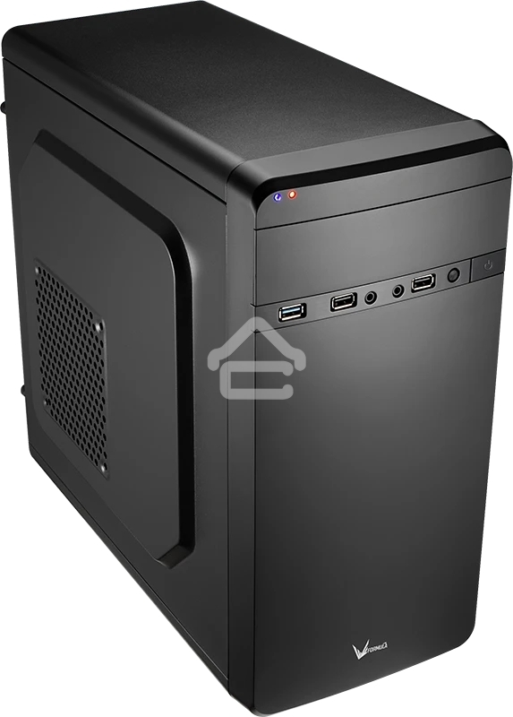 Компьютерный корпус Aerocool / Formula Qs-180 черный без БП mATX 1x80mm 2xUSB2.0 1xUSB3.0 audio
