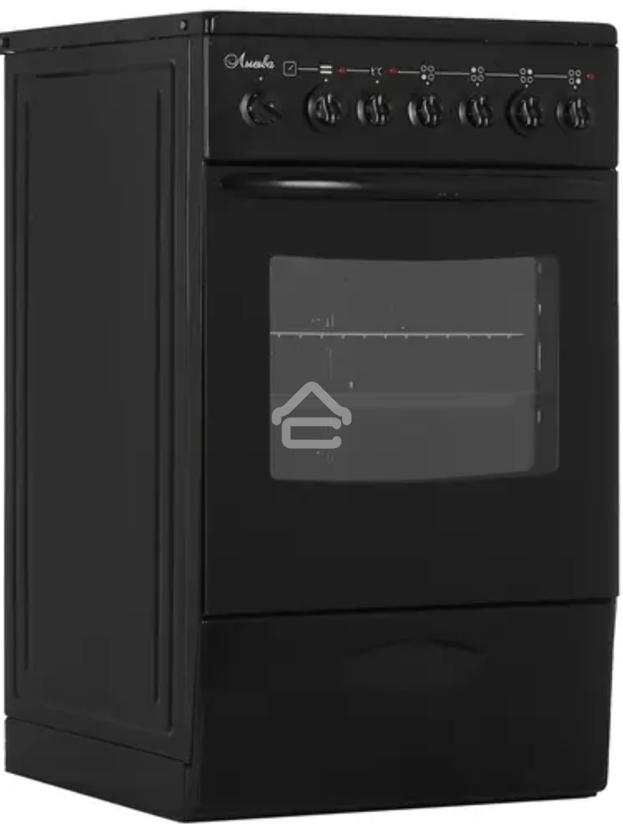 Плита электрическая Лысьва EF4006MK00 черный, конфорок 4 электрических, духовка 57 л, 50 см x 84 см x 60 см (без крышки)