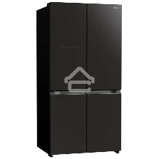 Холодильник Hitachi R-WB720VUC0 GMG серый стекло трехкамерный инвертер 372/196л морозилка снизу