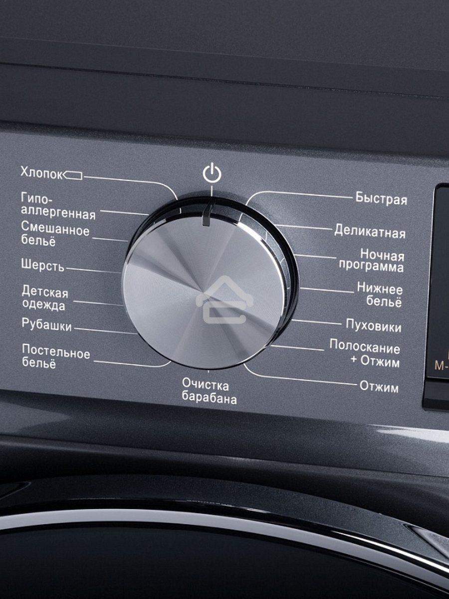 Стиральная машина Maunfeld MFWM1410SB02 темно-серебристый, загрузка фронтальная 10 кг, 1400 об/мин., класс: А+++