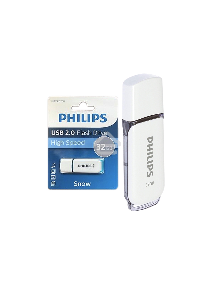 Флеш диск 32GB PHILIPS SNOW2.0 32GB, USB 2.0