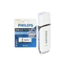 Флешка USB 32Gb PHILIPS SNOW2.0 32Gb, USB 2.0