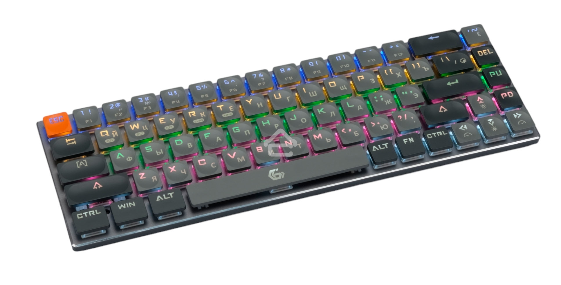 Клавиатура беспроводная Gembird KBW-7 Bluetooth, USB серая