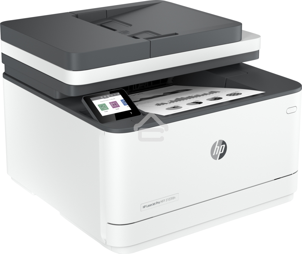 МФУ лазерное HP LaserJet Pro 3103fdn (3G631A), A4, ч/б, печ. 33 стр/мин., скан. до 19 стр/мин. (ч/б) 8 стр/мин. цвет, 1200x1200 dpi, USB, Ethernet