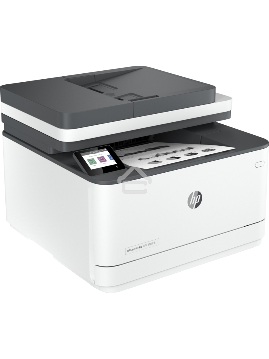 МФУ лазерный HP LaserJet Pro 3103fdn (3G631A), A4, ч/б, печ. 33 стр/мин., скан. до 19 стр/мин. (ч/б) 8 стр/мин. (цвет), 1200x1200 dpi, USB, Ethernet