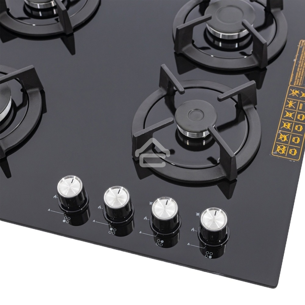 Газовая варочная панель Simfer H60N40B416 черная