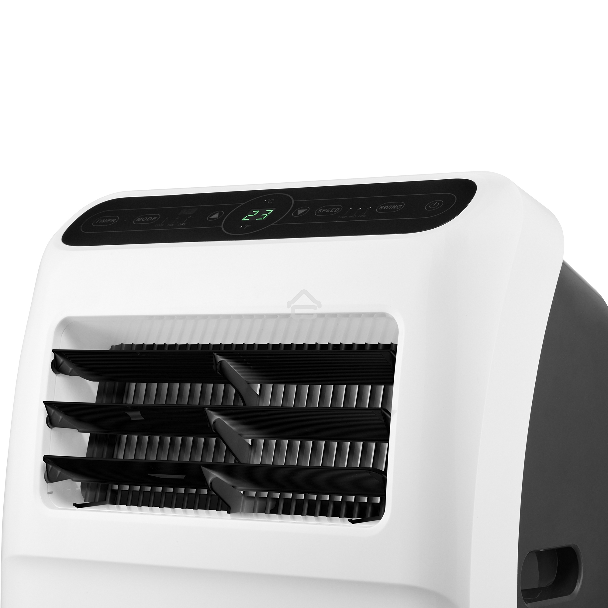 Кондиционер мобильный Ballu Aura BPAC-12 CP/N1_24Y 12000 BTU, 30 м², 52 дБ, охлаждение, осушение, белый