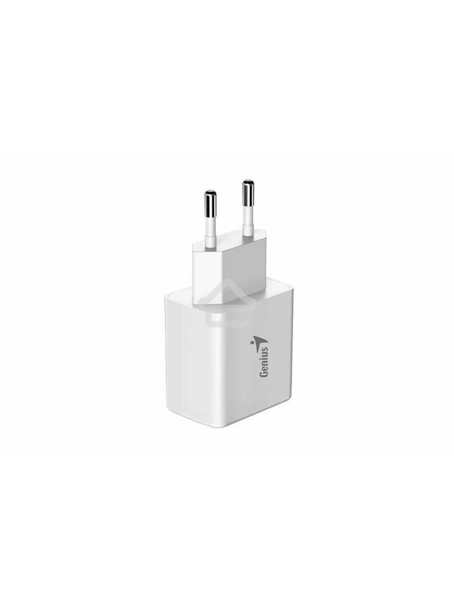 Адаптер Genius PD-20AC. Мощность 20Вт. Совместимость (порт USB-C и порт USB-A)