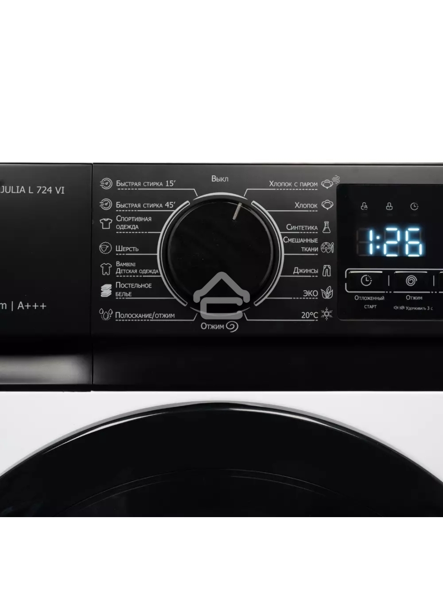 Стиральная машина DeLonghi JULIA L 724 VI белый, загрузка фронтальная 7 кг, 1200 об/мин., класс: А+++
