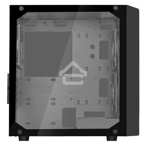 Компьютерный корпус Silverstone SST-PS15B-PRO Precision Mini Tower Micro ATX Computer Case, tempered glass, 2x 120мм ARGb, 1x ARGb Controller, black