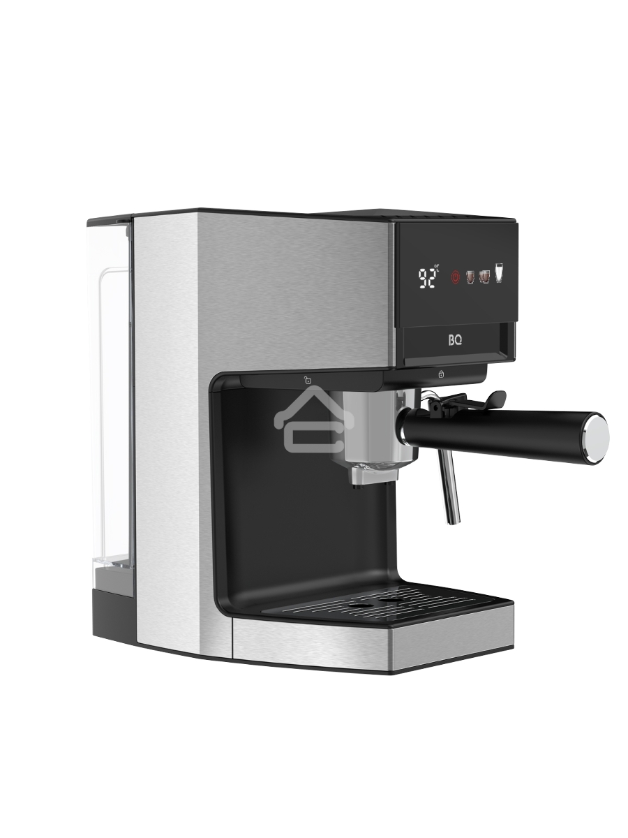 Кофеварка рожковая+капсульная BQ CM3003 стальной/чёрный, исп. кофе - молотый/капсулы Dolce gusto, Nespresso, 1 л, 950 Вт, 19 бар