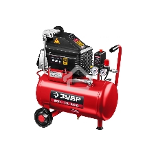 Компрессор воздушный безмасляный с набором аксессуаров, 200 л/мин, 24 л, 1500 Вт, Зубр