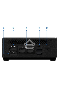 Неттоп MSI Cubi N ADL Intel Processor N200, 8Gb DDR4 SO-DIMM, 256GB SSD M.2, Intel UHD Graphics, noDVD, WiFi, BT, 65W, no keyboard&mouse, noOS, 1y war-ty