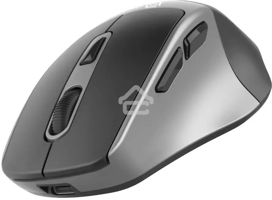 Мышь беспроводная Oklick 516MW черный/серебристый, 1600 dpi, радиоканал, Bluetooth, USB, кнопки - 6