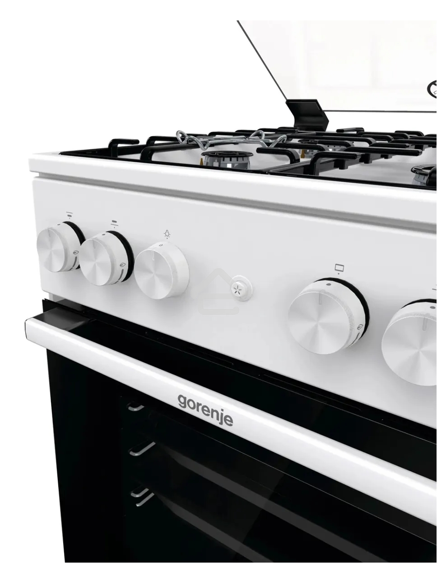 Плита газовая Gorenje GGI5A21WH белый, конфорок 4 газовых, духовка 67 л, 50 см x 85 см x 59.4 см