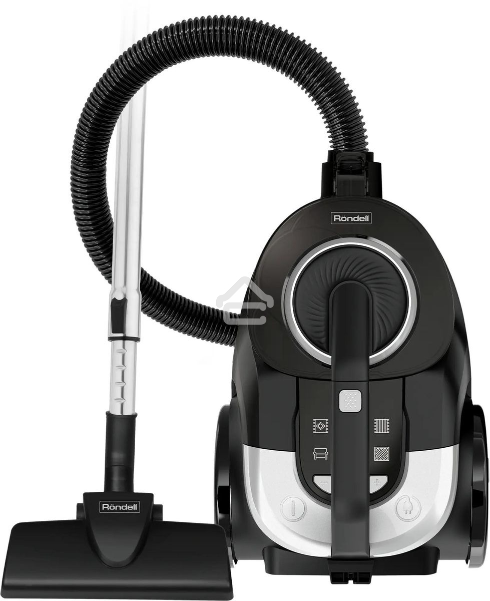 Пылесос Rondell RDE-2060 черный/серый, 500/2400 Вт, уборка сухой, пылесборник контейнер 2.5 л
