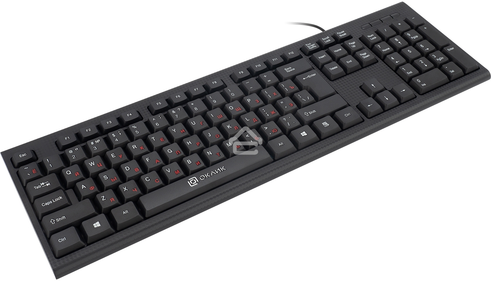 Клавиатура + мышь Oklick 630M клав:черный мышь:черный USB