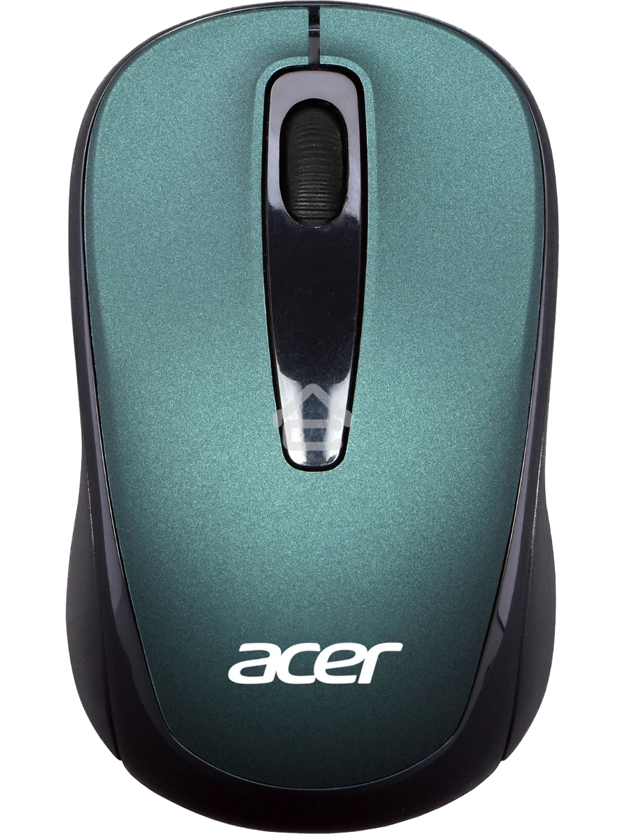 Мышь беспроводная Acer OMR135 зеленый, 1000 dpi, радиоканал, USB, кнопки - 3