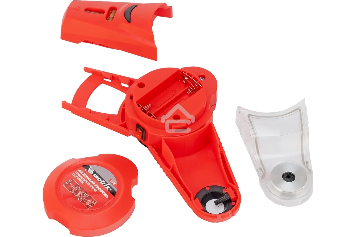 Лазерный уровень Matrix с приспособлением для сверления и пылесборником