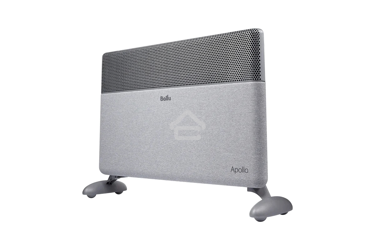 Конвектор электрический Ballu Apollo digital INVERTER Moon Gray BEC/ATI-2001 серый, 2000 Вт, 25 м2, термостат, дисплей, WiFi