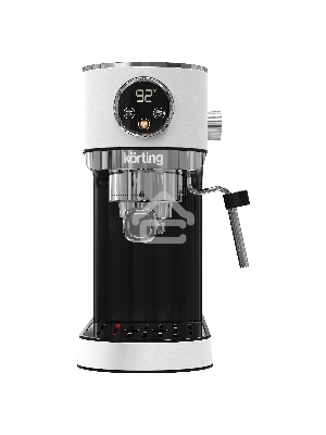 Кофеварка рожковая Korting KCM 1003 EW белый, исп. кофе - молотый, 1.2 л, 1350 Вт, 20 бар.
