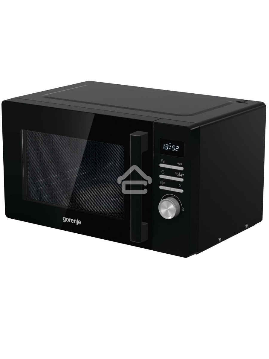 Микроволновая печь Gorenje MO23A3BH черный, 23 л, 800 Вт, переключатели - поворотный механизм/кнопки