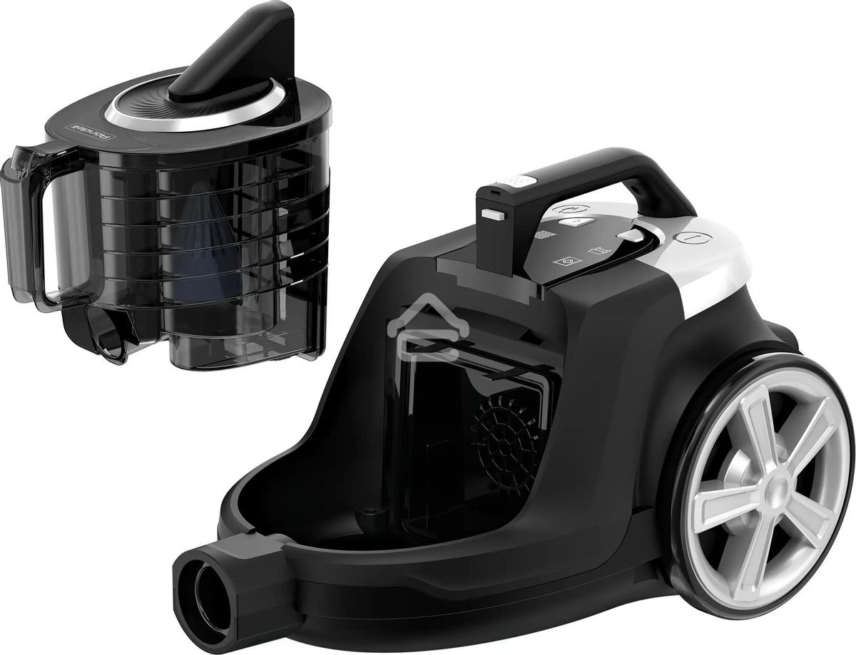 Пылесос Rondell RDE-2060 черный/серый, 500/2400 Вт, уборка сухой, пылесборник контейнер 2.5 л