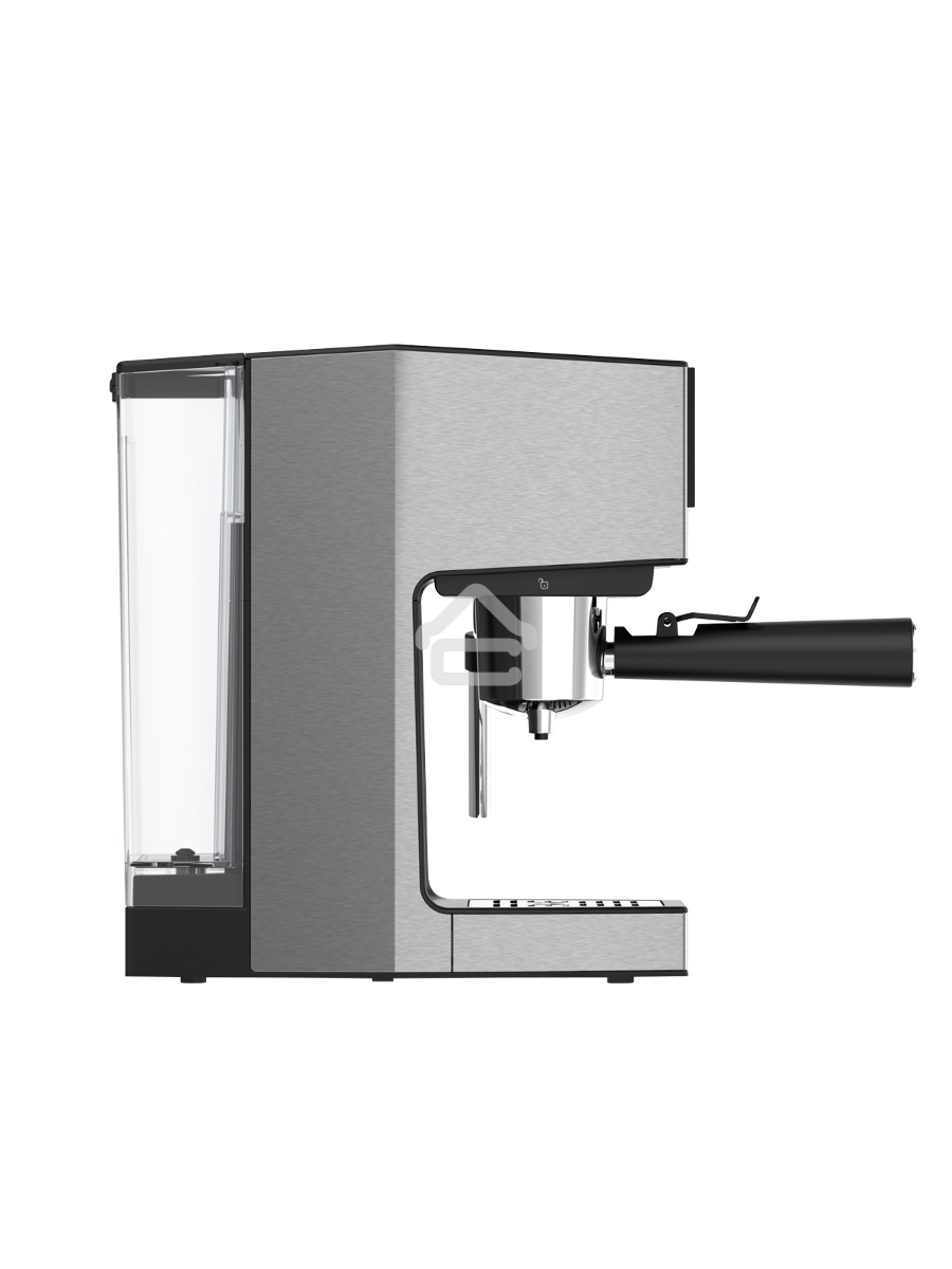 Кофеварка рожковая+капсульная BQ CM3003 стальной/чёрный, исп. кофе - молотый/капсулы Dolce gusto, Nespresso, 1 л, 950 Вт, 19 бар