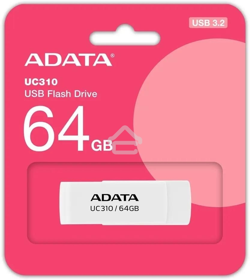 Флешка USB R/W ADATA R/W USB3 64GB WHITE UC310-64G-RWH
