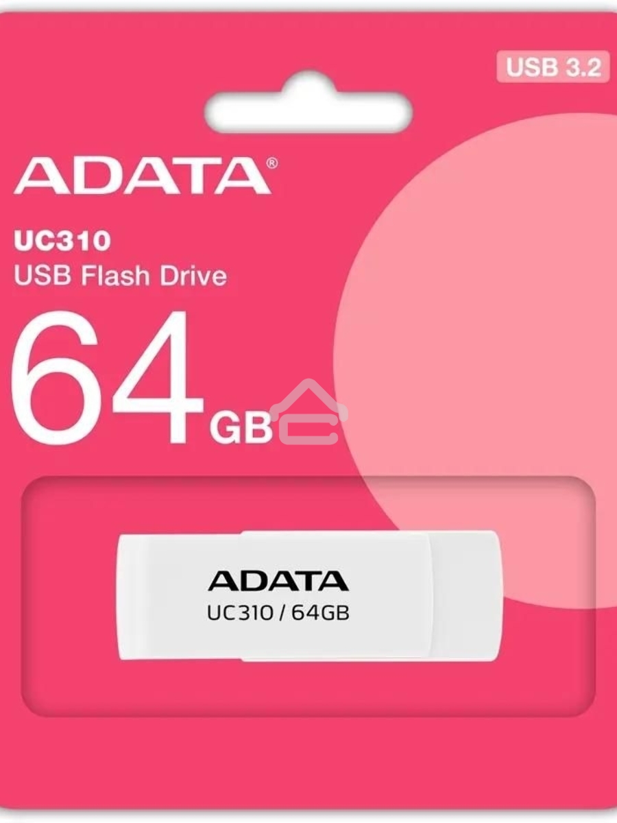 Флеш диск ADATA USB3 64GB WHITE UC310-64G-RWH