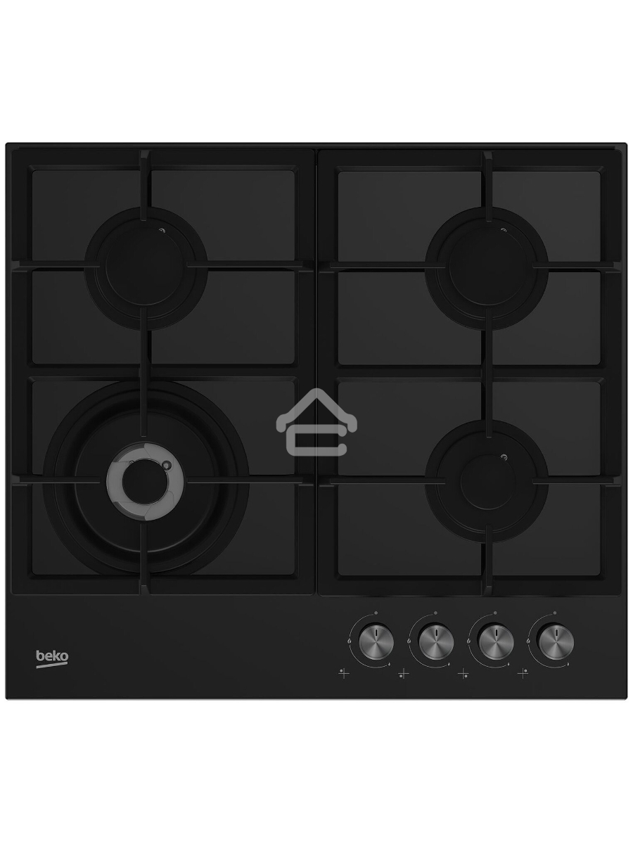 Встраиваемая газовая варочная поверхность Beko HILW 64225 S, Черный