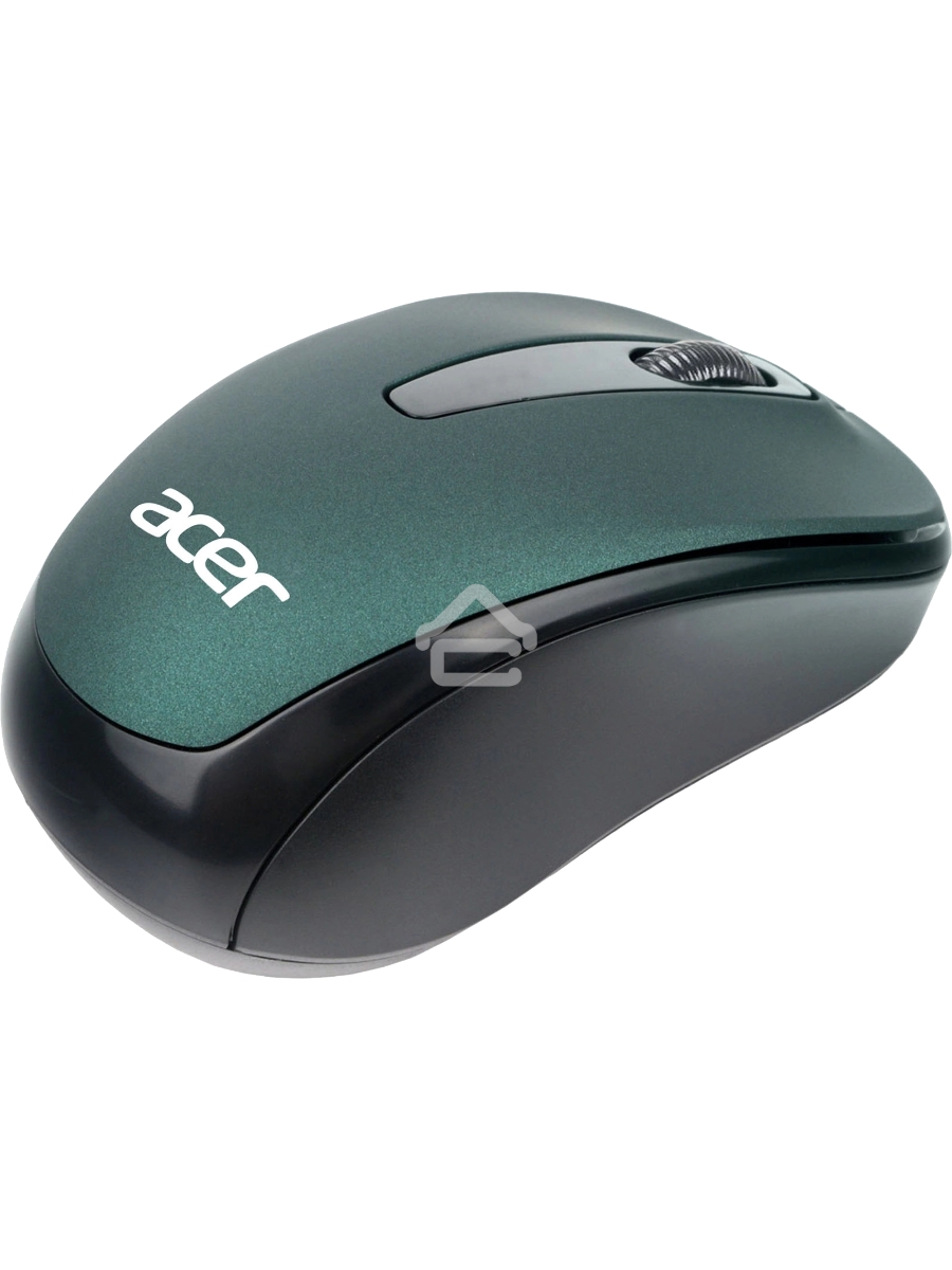 Мышь беспроводная Acer OMR135 зеленый, 1000 dpi, радиоканал, USB, кнопки - 3