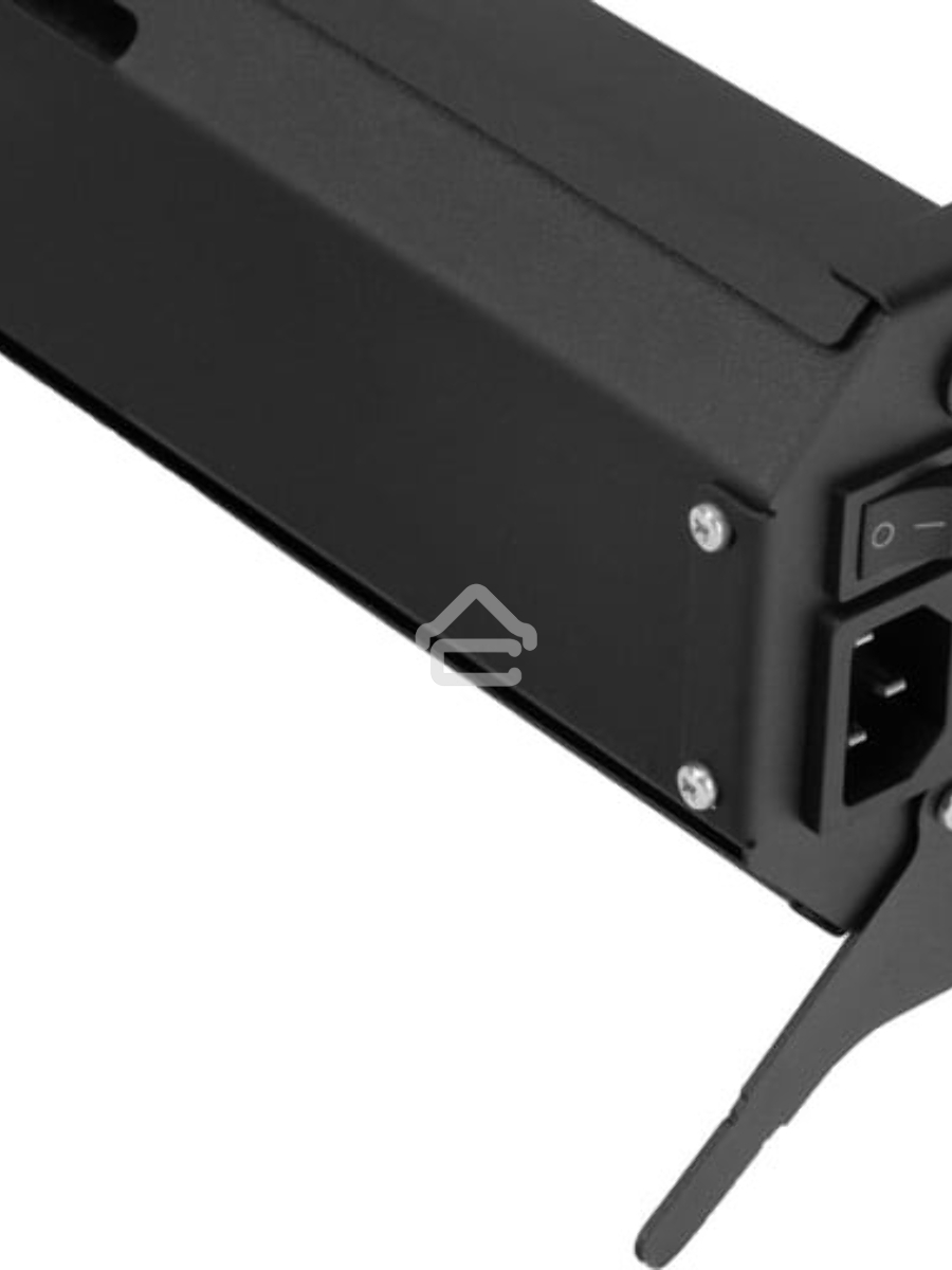 Конвектор электрический плинтусный Denzel ATRIC-450 черный, 450 Вт, 6 м2