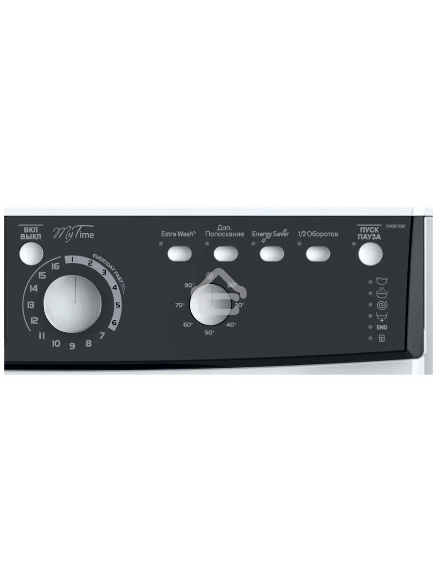 Стиральная машина Indesit EWSB 5085 BK CIS белый, загрузка фронтальная 5 кг, 800 об/мин., класс: А