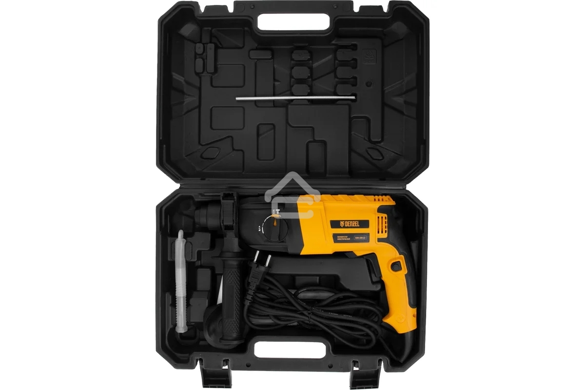 Перфоратор электрический RHH-600-22, SDS-plus, 600 Вт, 2,5 Дж, 2 реж. Denzel