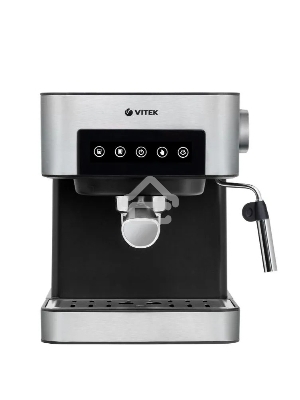 Кофеварка рожковая Vitek VT-1508 черный/серебристый 1.6 л 850Вт 15 бар