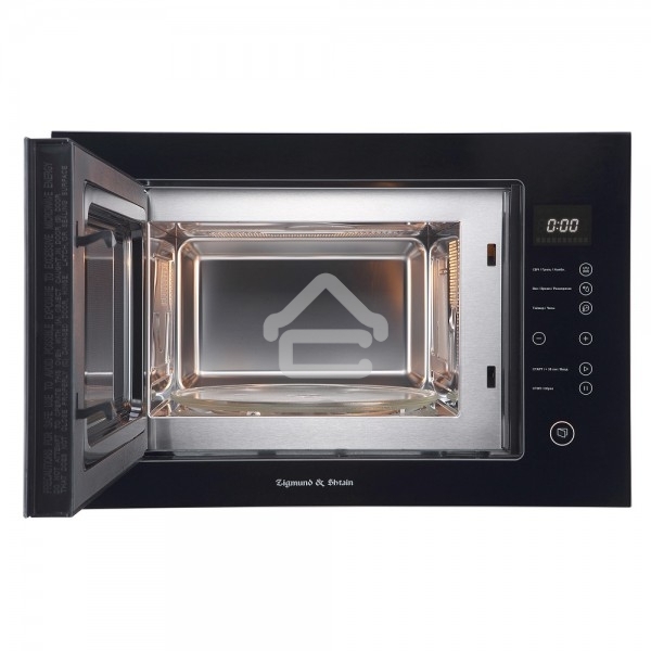 Встраиваемая микроволновая печь Zigmund & Shtain BMO 15.252 B черный, 25 л, 900 Вт, переключатели - сенсор