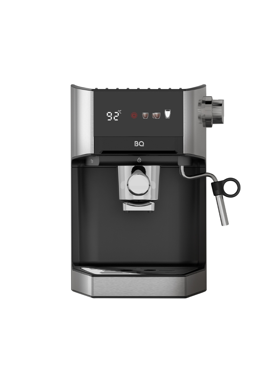 Кофеварка рожковая+капсульная BQ CM3003 стальной/чёрный, исп. кофе - молотый/капсулы Dolce gusto, Nespresso, 1 л, 950 Вт, 19 бар