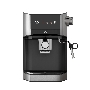 Кофеварка рожковая+капсульная BQ CM3003 стальной/чёрный, исп. кофе - молотый/капсулы Dolce gusto, Nespresso, 1 л, 950 Вт, 19 бар