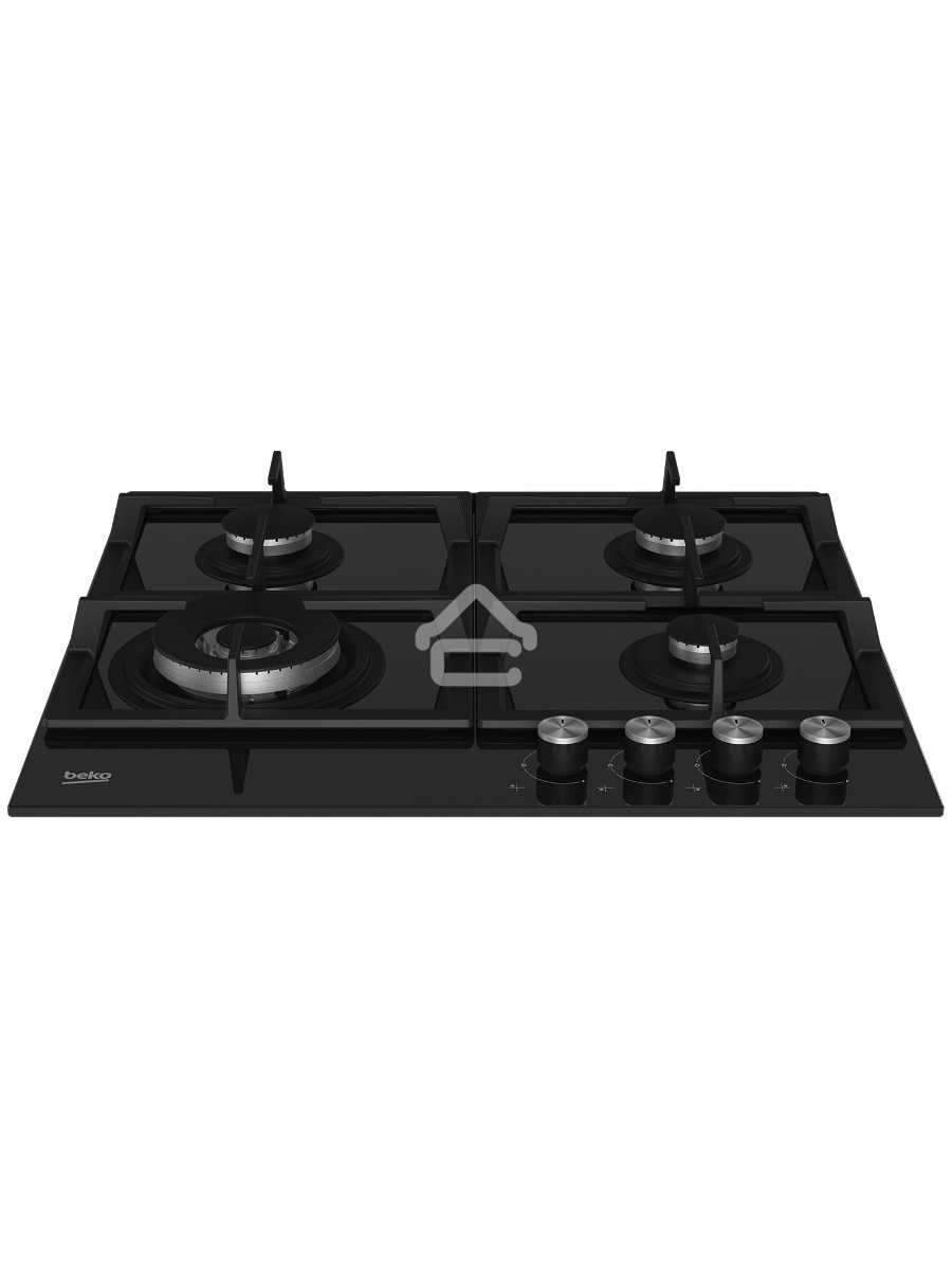 Встраиваемая газовая варочная поверхность Beko HILW 64225 S, Черный