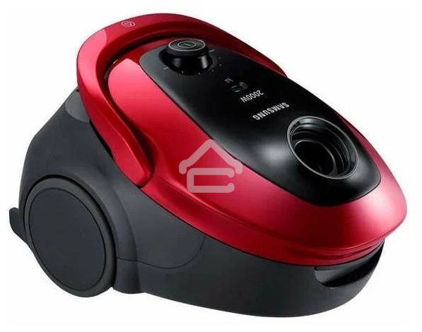 Пылесос Samsung VC20M253AWR красный, 460/2000 Вт, уборка сухая, пылесборник мешок, 2.5 л
