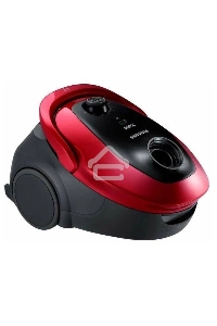 Пылесос Samsung VC20M253AWR красный, 460/2000 Вт, уборка сухая, пылесборник мешок, 2.5 л