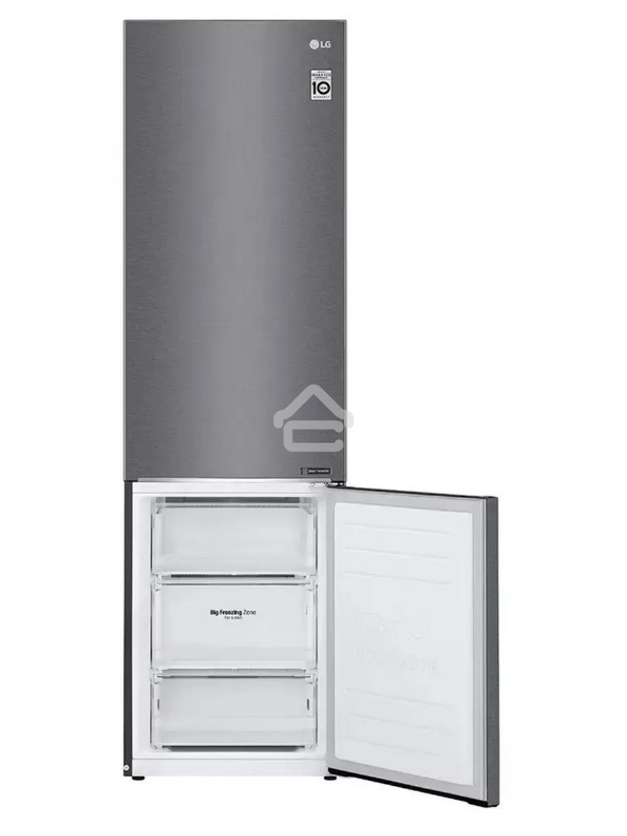 Холодильник LG GC-B509SLCL графит двухкамерный 292/127л морозилка снизу, No Frost