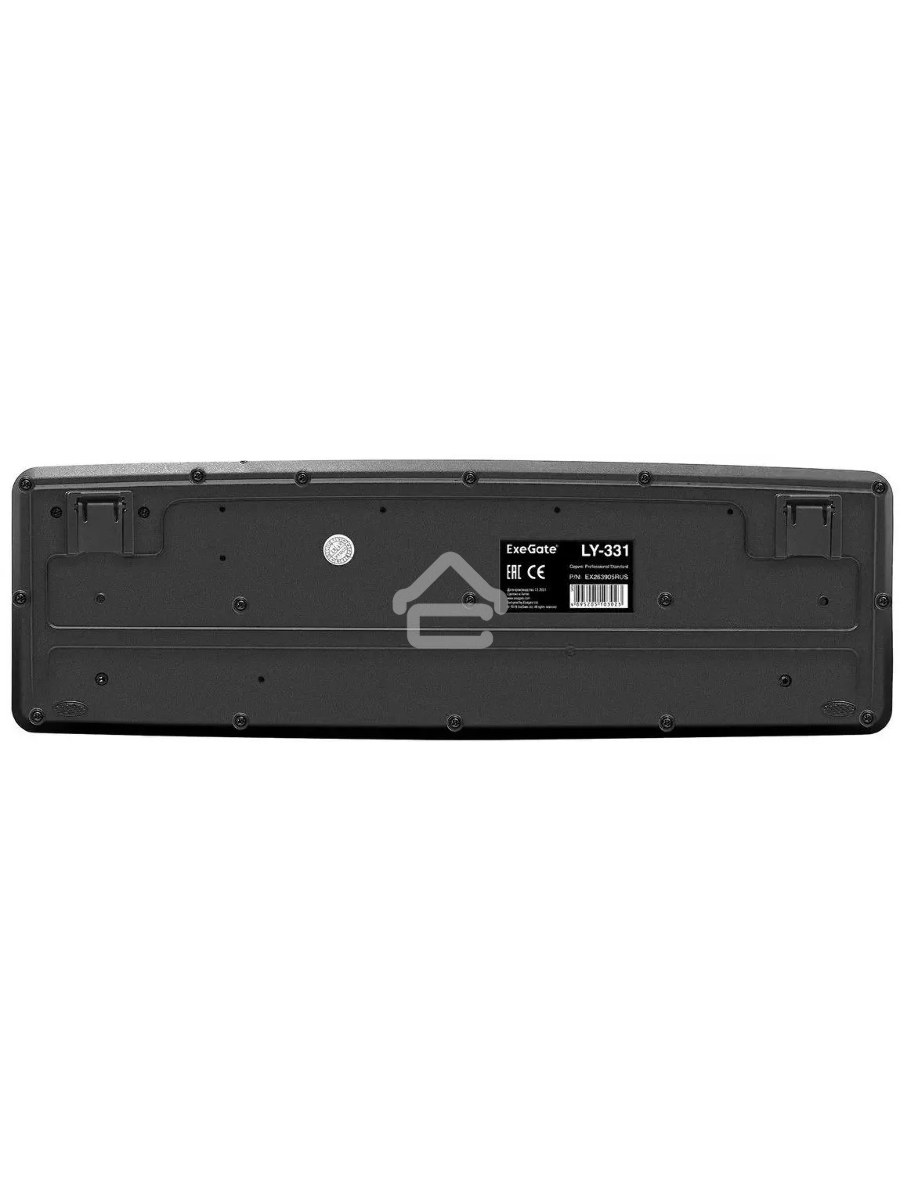 Клавиатура Exegate LY-331 проводная, USB, черный
