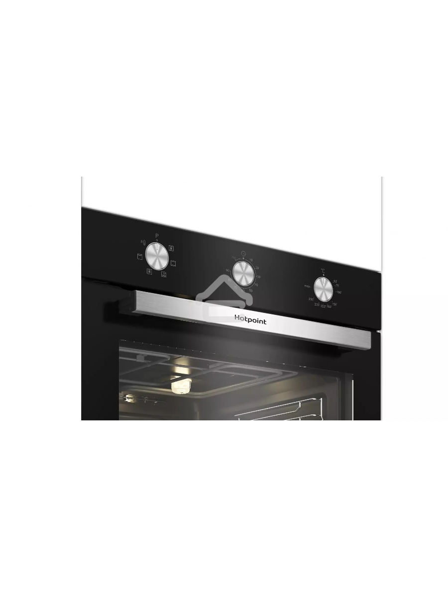 Духовой шкаф электрический встраиваемый Hotpoint HETF 614 JH BL черный