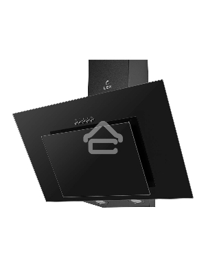 Вытяжка наклонная LEX MIRA G 500 BLACK черный, кнопочное управление