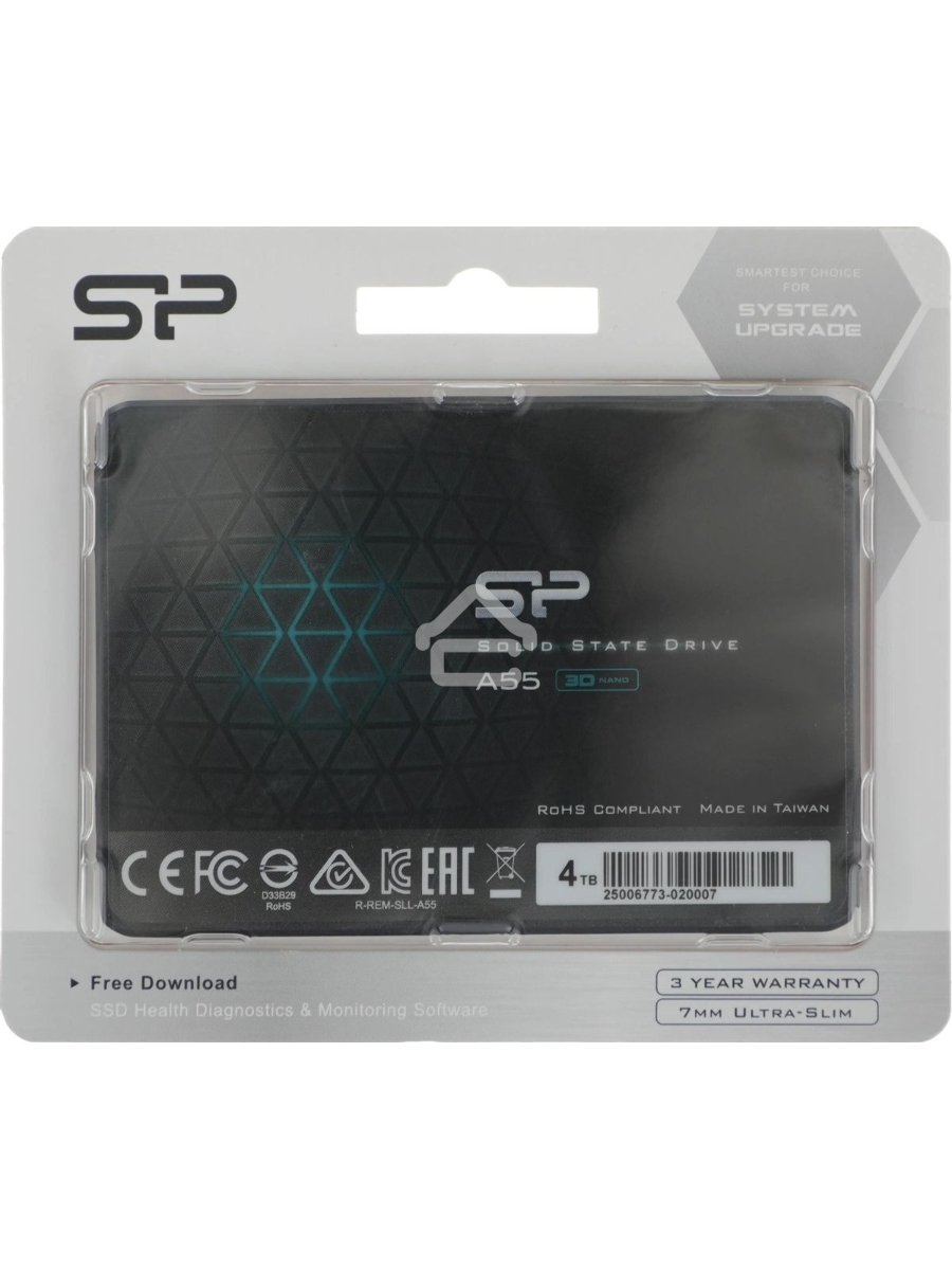 Накопитель SSD Silicon Power Ace A55, 4TB, SATA III, 2.5